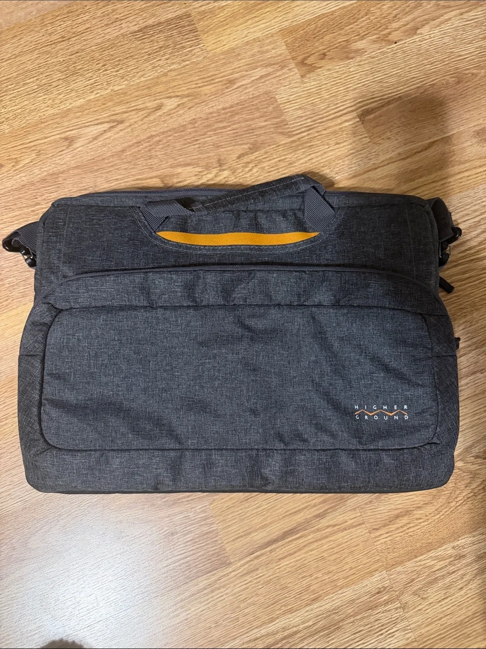 Dark Gray Laptop Messenger Bag